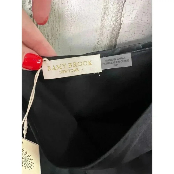 Ramy Brook Women's Black Halter Cowl Neck Multi Wear Tank Top Size M - Picture 9 of 13